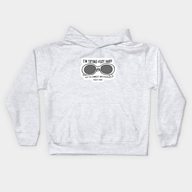 Can’t Connect Kids Hoodie by Tiny Baker